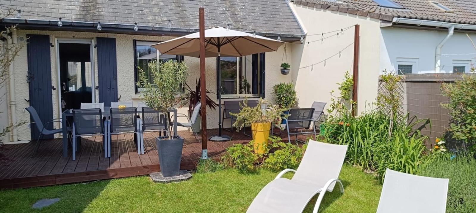 Cottage Proche Du Bord De Mer Et Au Coeur Des Dunes Merlimont-Plage Buitenkant foto